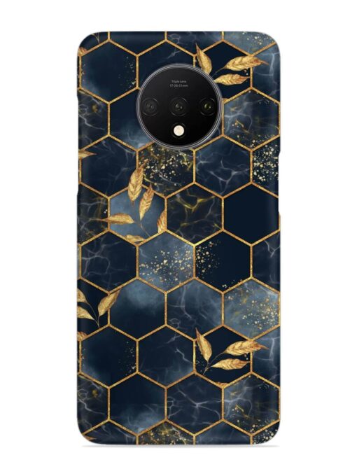 Marble Hexagon Seamless Snap Case for Oneplus 7T Zapvi