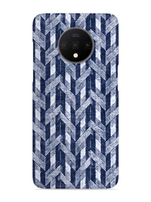 Abstract Herringbone Motif Snap Case for Oneplus 7T Zapvi