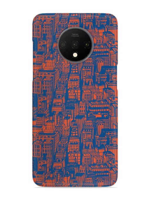 Hand Drawn Seamless Snap Case for Oneplus 7T Zapvi