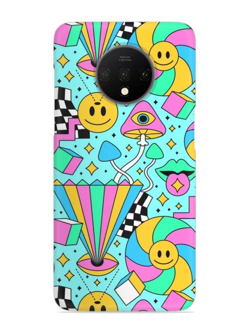 Trippy Rainbow 60S Snap Case for Oneplus 7T Zapvi