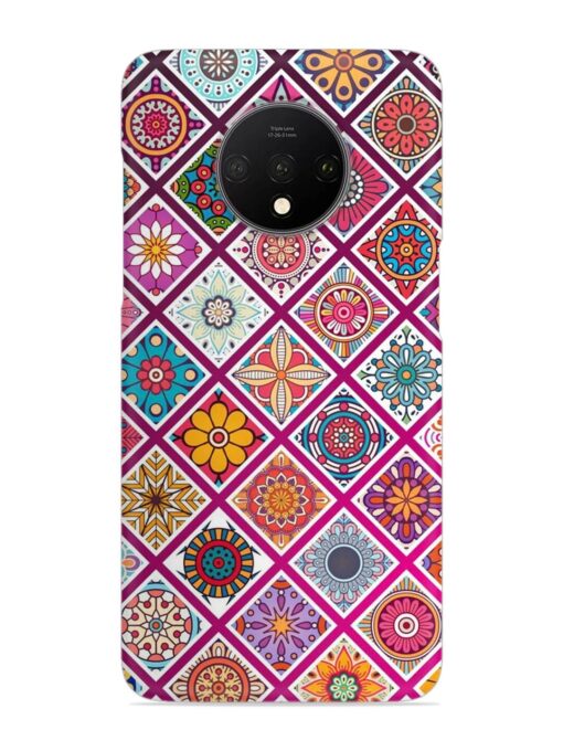 Seamless Tile Pattern Snap Case for Oneplus 7T Zapvi