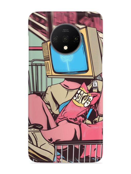 Toaster Oven Head Snap Case for Oneplus 7T Zapvi