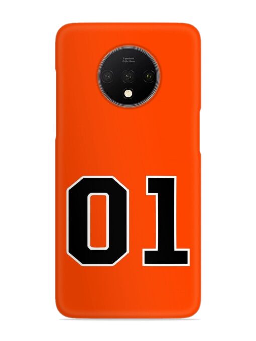 01 Number Snap Case for Oneplus 7T Zapvi