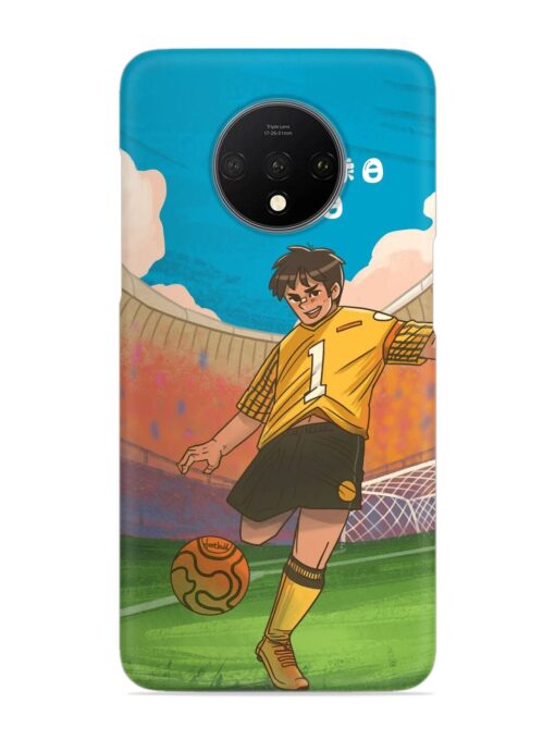 Soccer Kick Snap Case for Oneplus 7T Zapvi