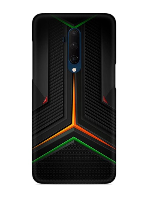 Orange Triangle Light Snap Case for Oneplus 7T Pro Zapvi