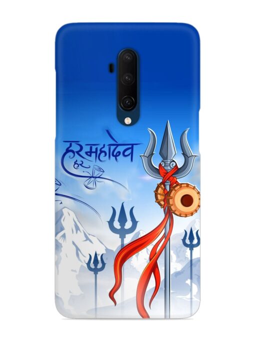 Har Har Mahadev Trishul Snap Case for Oneplus 7T Pro Zapvi