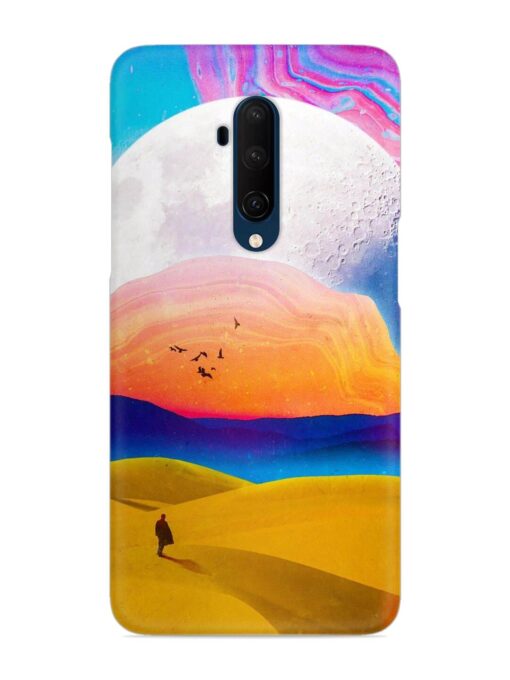 Sandy Desert Snap Case for Oneplus 7T Pro Zapvi