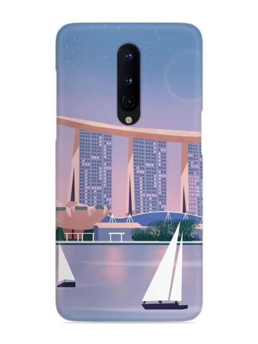 Singapore Scenery Architecture Snap Case for Oneplus 8 Zapvi