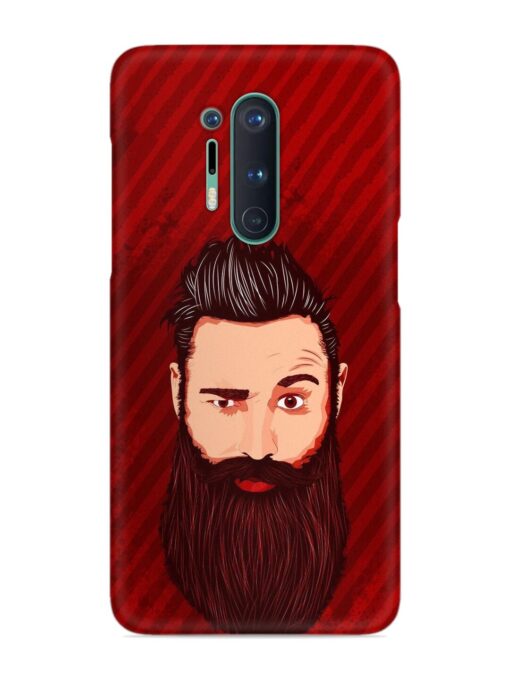 Beardo Man Snap Case for Oneplus 8 Pro Zapvi