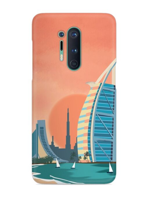 Dubai Architectural Scenery Snap Case for Oneplus 8 Pro Zapvi