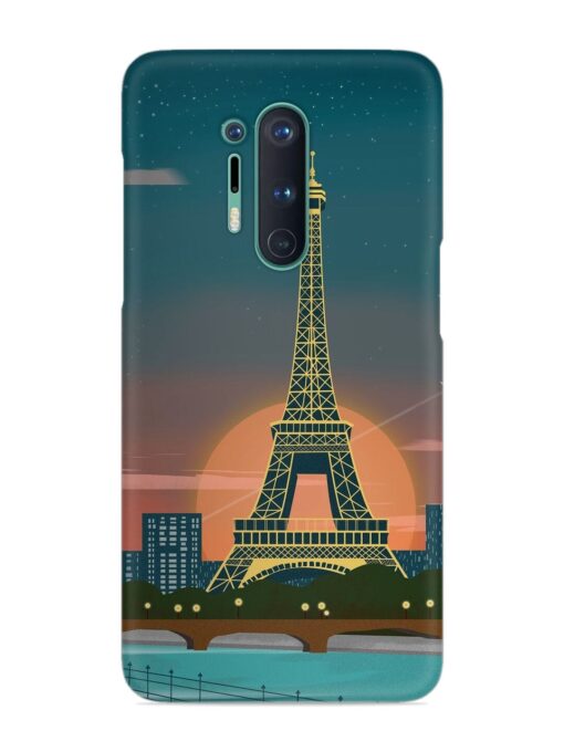 Scenery Architecture France Paris Snap Case for Oneplus 8 Pro Zapvi