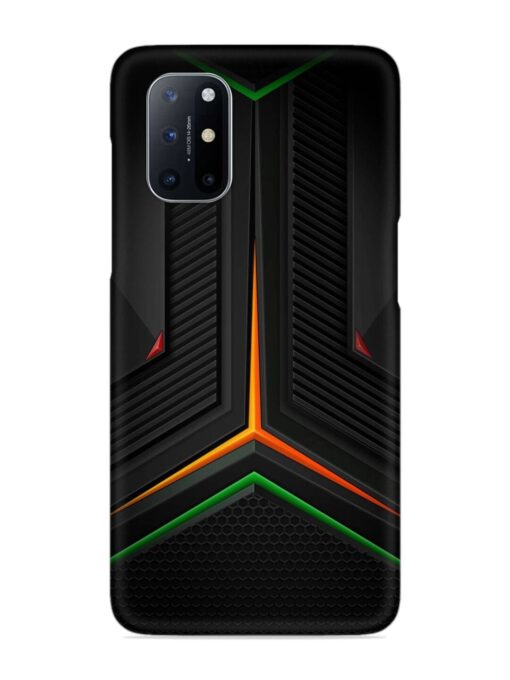 Orange Triangle Light Snap Case for Oneplus 8T (5G) Zapvi