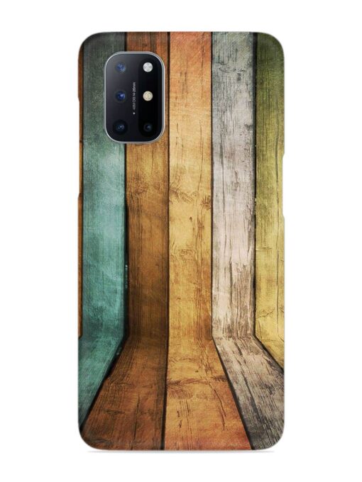 Wooden Realistic Art Snap Case for Oneplus 8T (5G) Zapvi