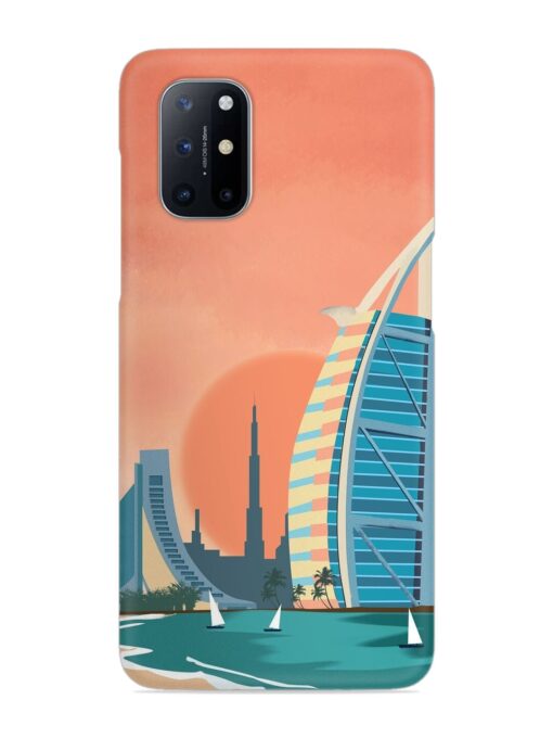 Dubai Architectural Scenery Snap Case for Oneplus 8T (5G) Zapvi