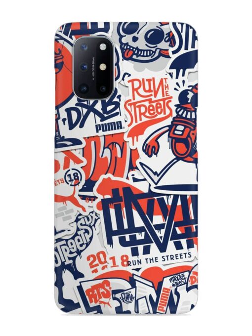 Run The Street Snap Case for Oneplus 8T (5G) Zapvi