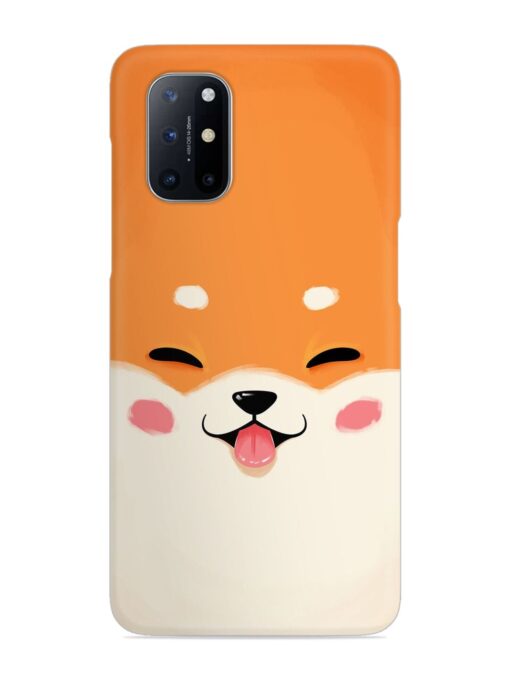 Happy Cat Art Snap Case for Oneplus 8T (5G) Zapvi