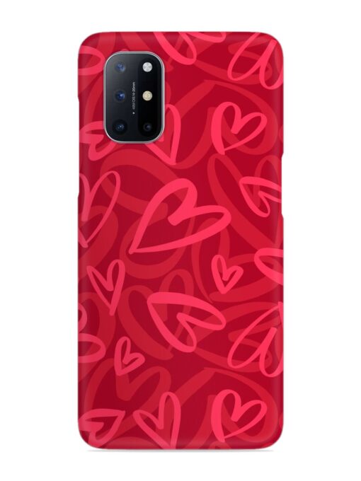 Seamless Romantic Pattern Snap Case for Oneplus 8T (5G) Zapvi