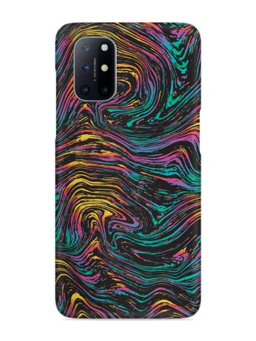 Abstract Liquid Colors Snap Case for Oneplus 8T (5G) Zapvi