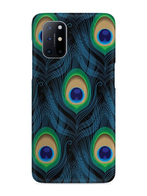 Seamless Pattern Peacock Snap Case for Oneplus 8T (5G) Zapvi