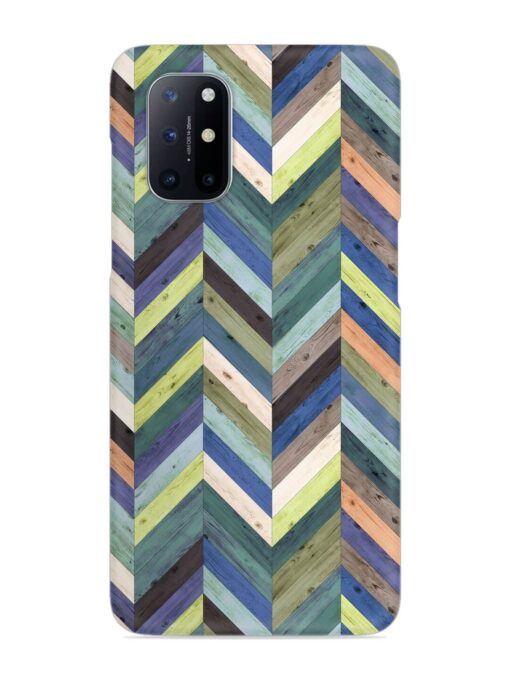 Chevron Random Color Snap Case for Oneplus 8T (5G) Zapvi