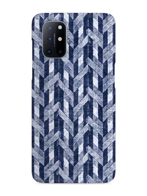 Abstract Herringbone Motif Snap Case for Oneplus 8T (5G) Zapvi