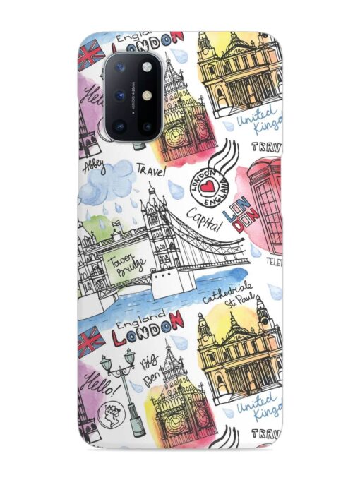 Vector London Landmark Snap Case for Oneplus 8T (5G) Zapvi