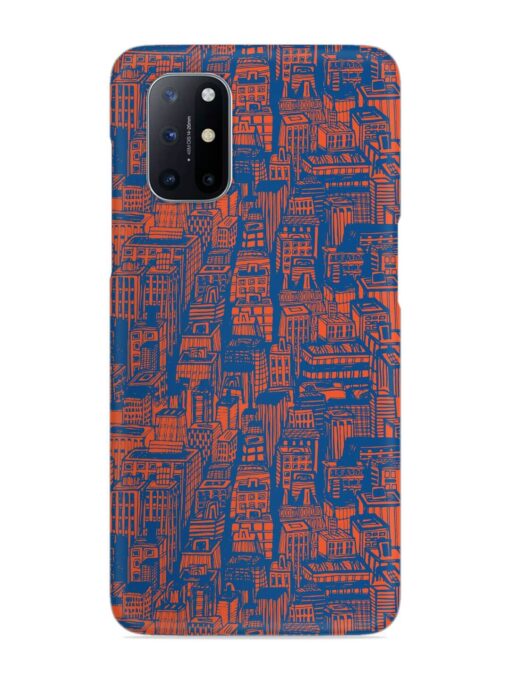 Hand Drawn Seamless Snap Case for Oneplus 8T (5G) Zapvi