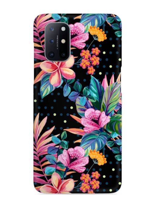 Seamless Floral Pattern Snap Case for Oneplus 8T (5G) Zapvi