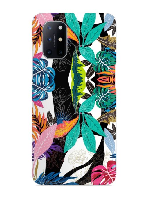 Floral Pattern Bright Snap Case for Oneplus 8T (5G) Zapvi