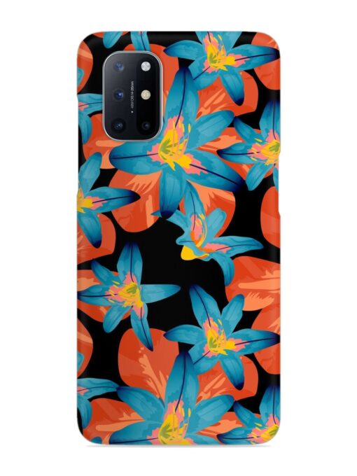 Philippine Flowers Seamless Snap Case for Oneplus 8T (5G) Zapvi