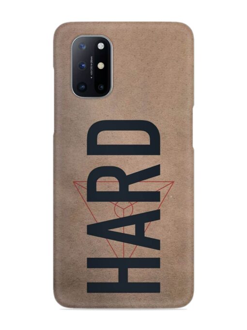 Hard Typo Snap Case for Oneplus 8T (5G) Zapvi