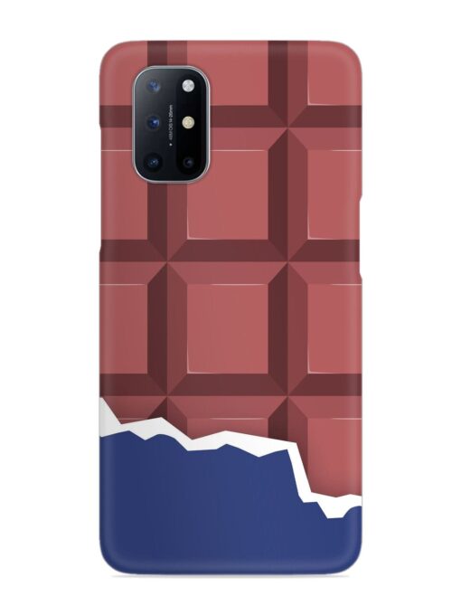 Chocolate Vector Art Snap Case for Oneplus 8T (5G) Zapvi