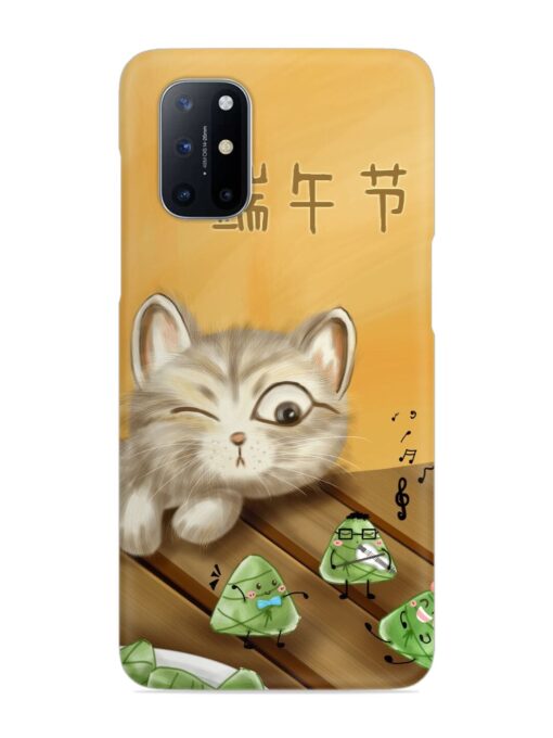 Cat Scorpion Dancing Snap Case for Oneplus 8T (5G) Zapvi