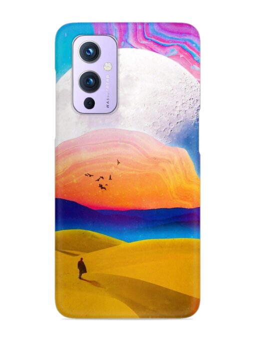 Sandy Desert Snap Case for Oneplus 9 (5G) Zapvi