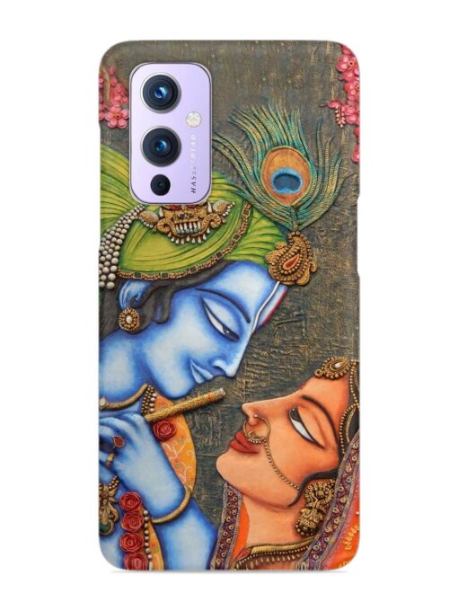 Lord Radha Krishna Flute Art Snap Case for Oneplus 9 (5G) Zapvi