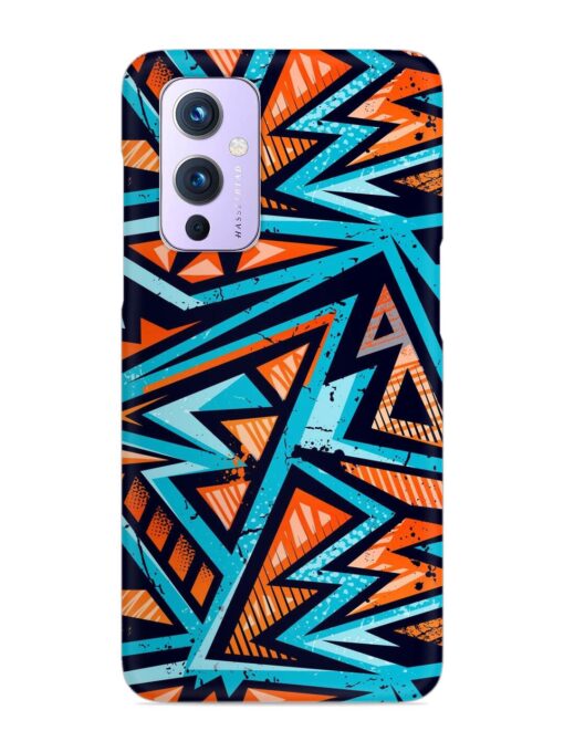 Abstract Seamless Grunge Snap Case for Oneplus 9 (5G) Zapvi