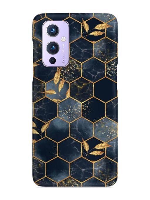 Marble Hexagon Seamless Snap Case for Oneplus 9 (5G) Zapvi