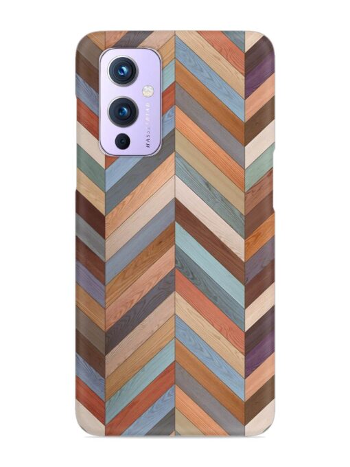 Seamless Wood Parquet Snap Case for Oneplus 9 (5G) Zapvi