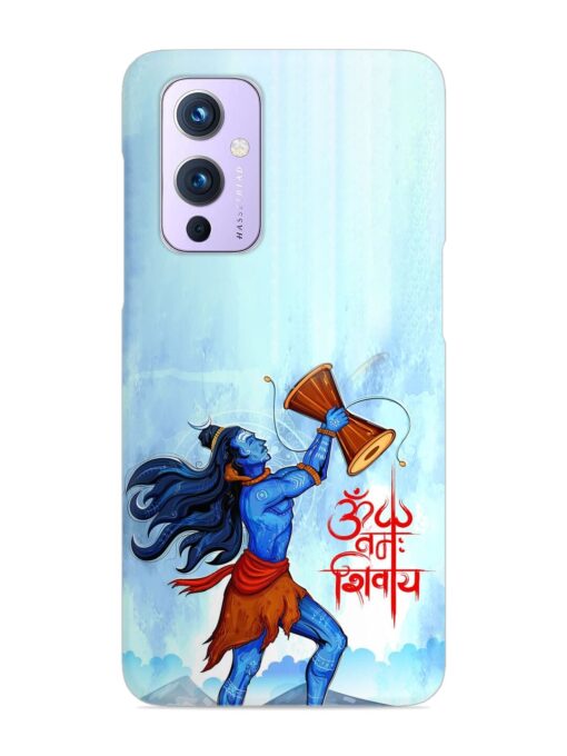 Illustration Lord Shiva Snap Case for Oneplus 9 (5G) Zapvi