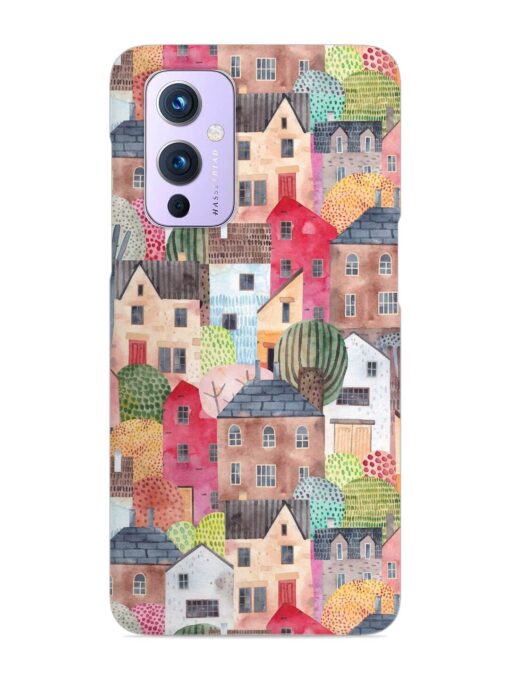 Abstract Seamless Pattern Snap Case for Oneplus 9 (5G) Zapvi