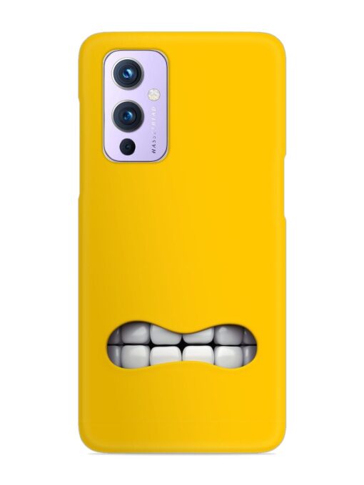 Mouth Character On Snap Case for Oneplus 9 (5G) Zapvi