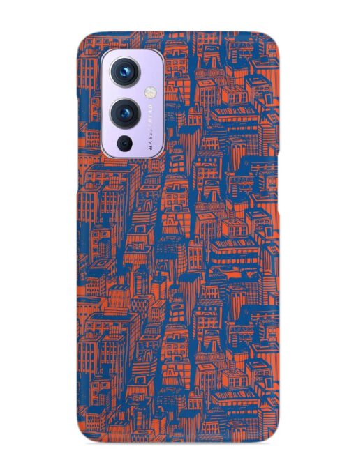 Hand Drawn Seamless Snap Case for Oneplus 9 (5G) Zapvi