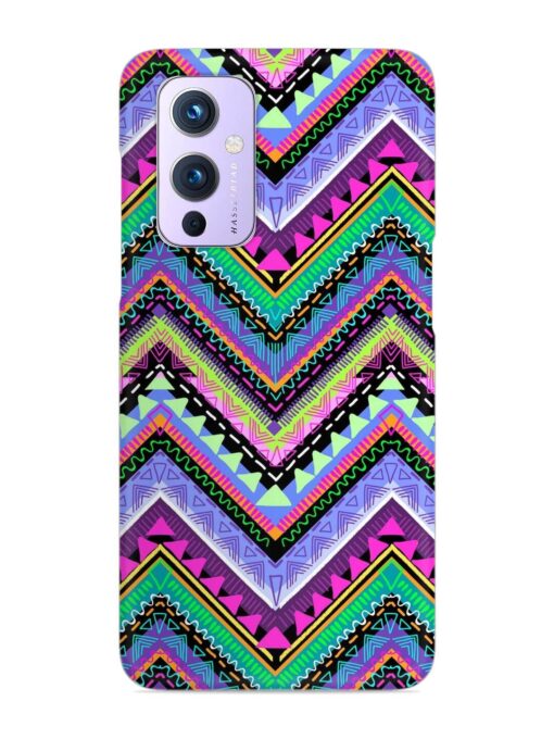 Tribal Aztec Print Snap Case for Oneplus 9 (5G) Zapvi