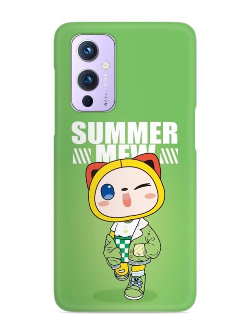 Summer Mew Snap Case for Oneplus 9 (5G) Zapvi