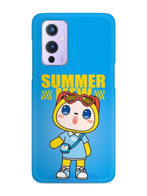 Summer Mew Cartoon Snap Case for Oneplus 9 (5G) Zapvi