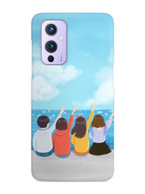 Happy Kids Snap Case for Oneplus 9 (5G) Zapvi