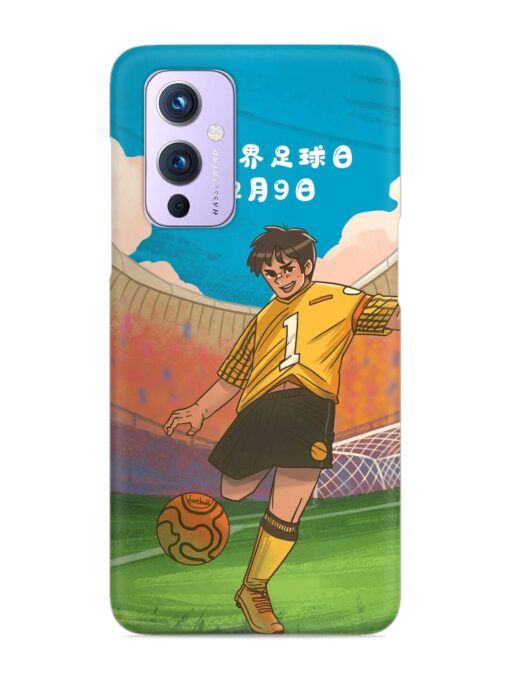 Soccer Kick Snap Case for Oneplus 9 (5G) Zapvi