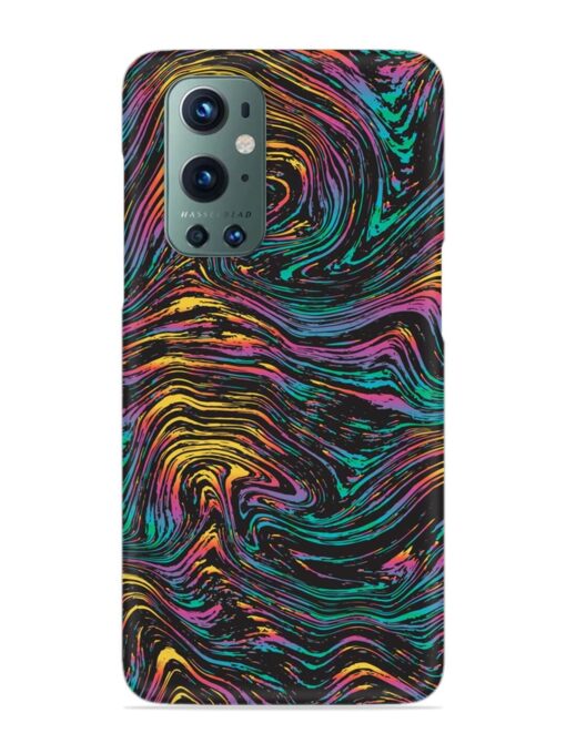 Abstract Liquid Colors Snap Case for Oneplus 9 Pro (5G) Zapvi