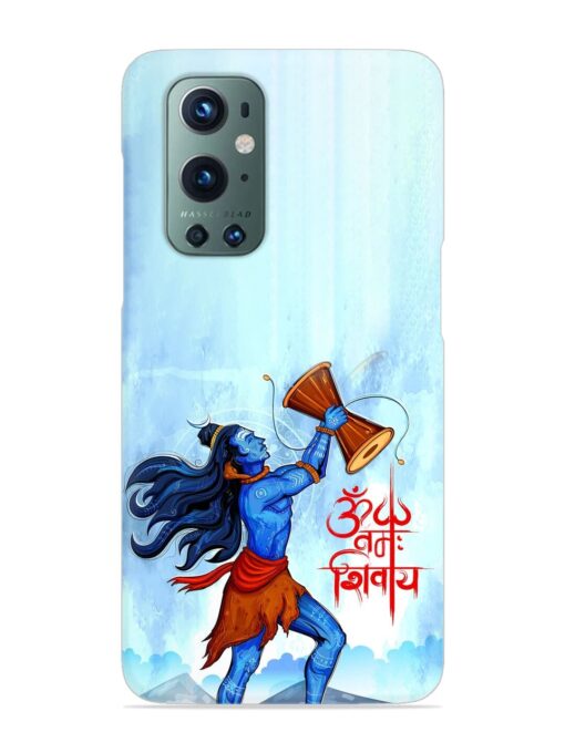 Illustration Lord Shiva Snap Case for Oneplus 9 Pro (5G) Zapvi