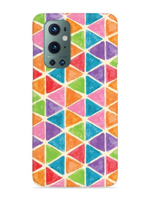 Seamless Colorful Isometric Snap Case for Oneplus 9 Pro (5G) Zapvi